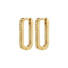 Pilgrim Boucles d'oreilles - Phase - Ovale - Or