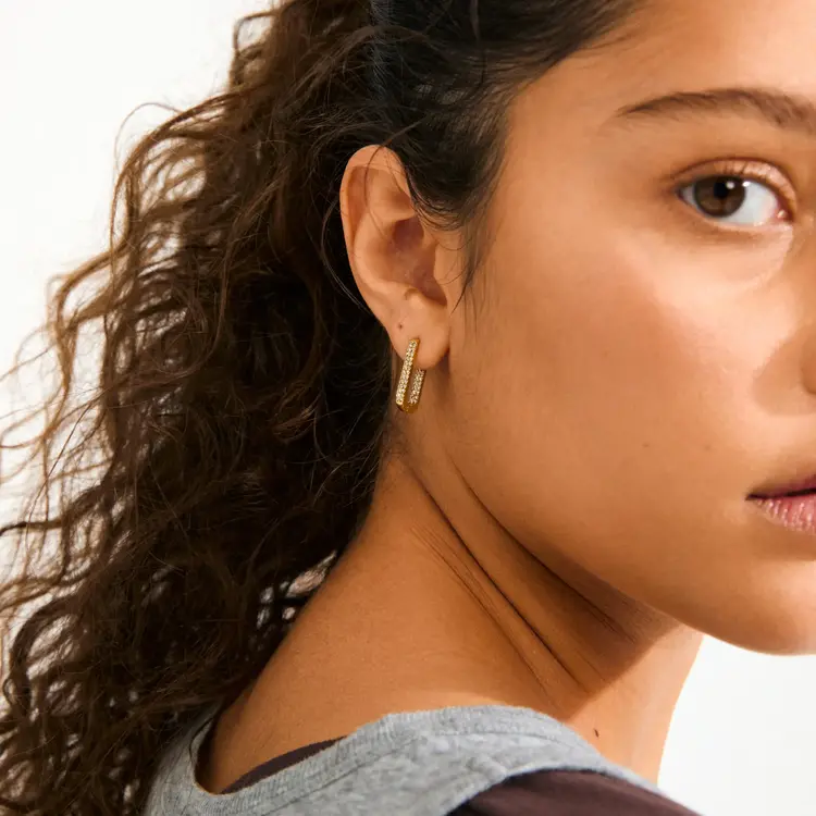 Pilgrim Boucles d'oreilles - Phase - Ovale - Or