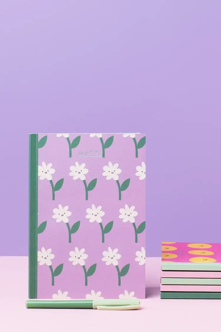 Rumble Cards Carnet de notes - Fleurs joyeuses