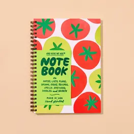 And Here We Are Carnet à spirale - Tomates