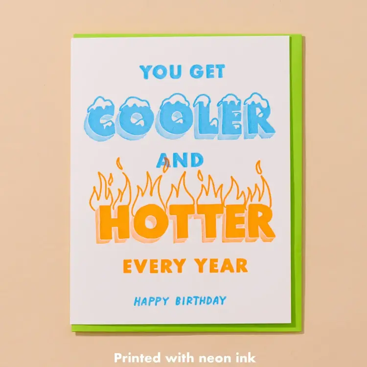And Here We Are Carte de souhaits - Cooler and hotter