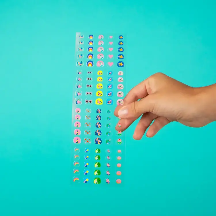 OMY Autocollants pour ongles - Licorne