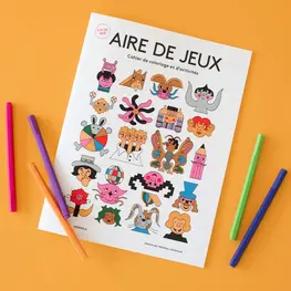 Paperole Cahier à colorier - AIRE DE JEUX