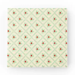 Bonjour Fête Serviette de table - Motif houx