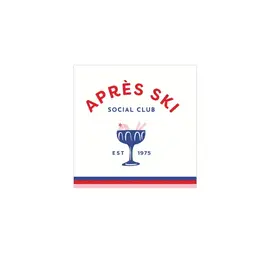 Bonjour Fête Serviette à cocktail - Après-ski