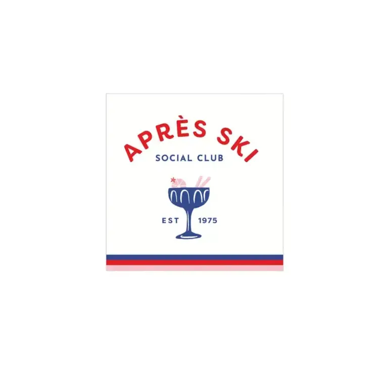 Bonjour Fête Serviette à cocktail - Après-ski