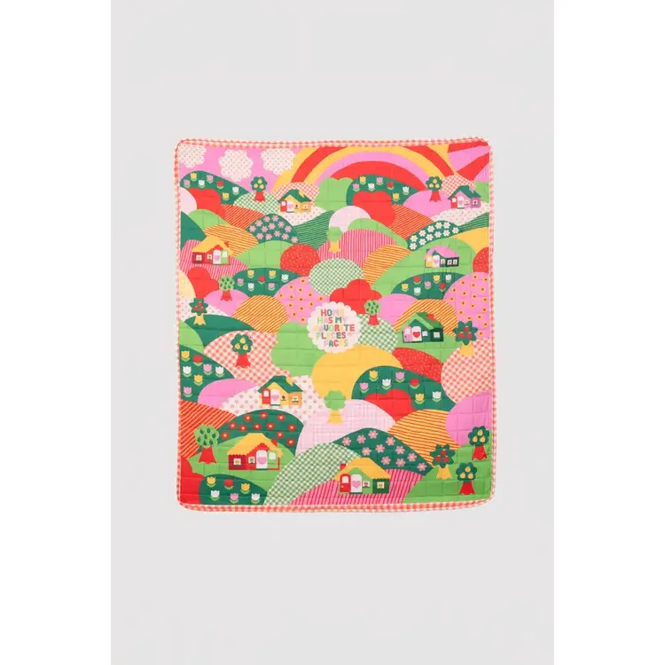 Ban.do Couverture matelassée - Maisons colorées