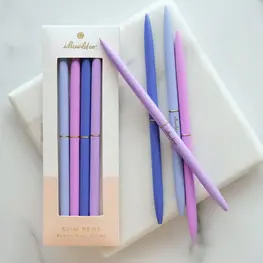 Idlewild Co. Lot de stylos - Violet