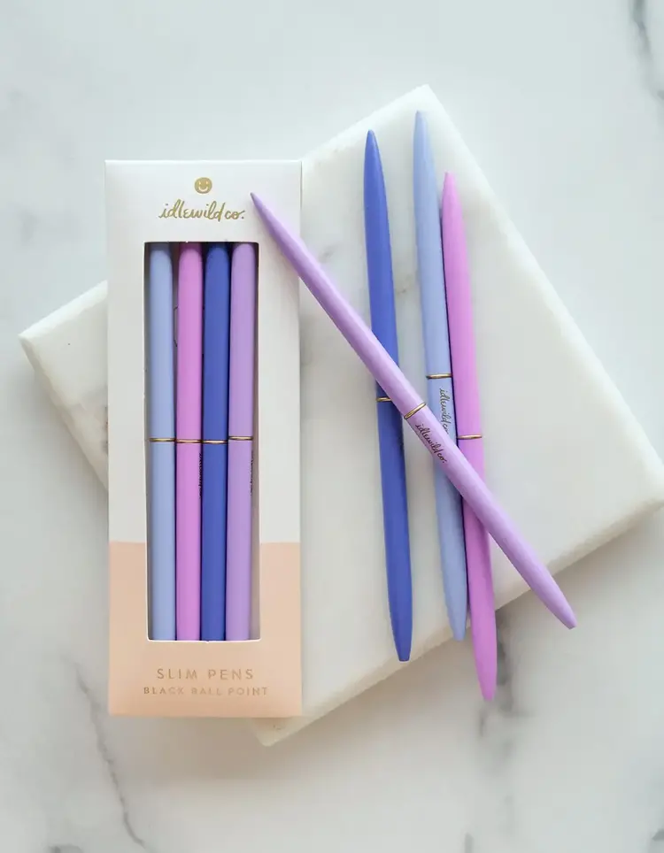 Idlewild Co. Lot de stylos - Violet
