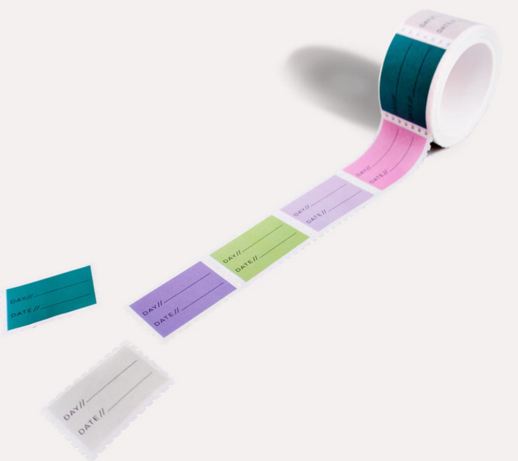 The Completist Ruban Washi - Jour et Date