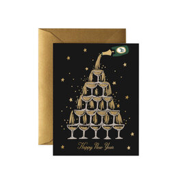 Rifle & co Carte de souhaits - Nouvelle année, Champagne!