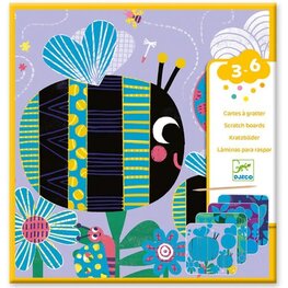 Djeco Cartes à gratter - Toutes petites bêtes
