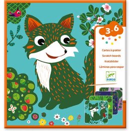 Djeco Cartes à gratter - Petites bêtes