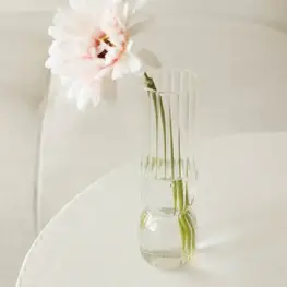 Moi d'abord Petit vase Ripple - Clair