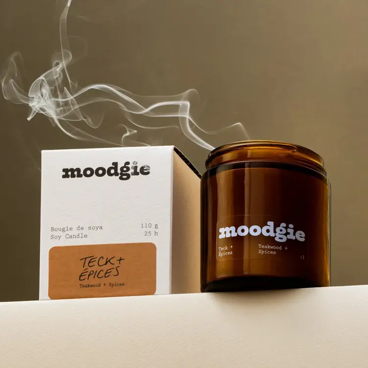 moodgie Bougie - Teck + Épices