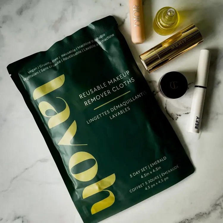 Lavoh Lingette démaquillante lavable - Émeraude