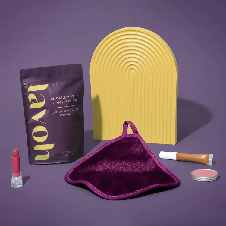 Lavoh Lingette démaquillante lavable - Berry