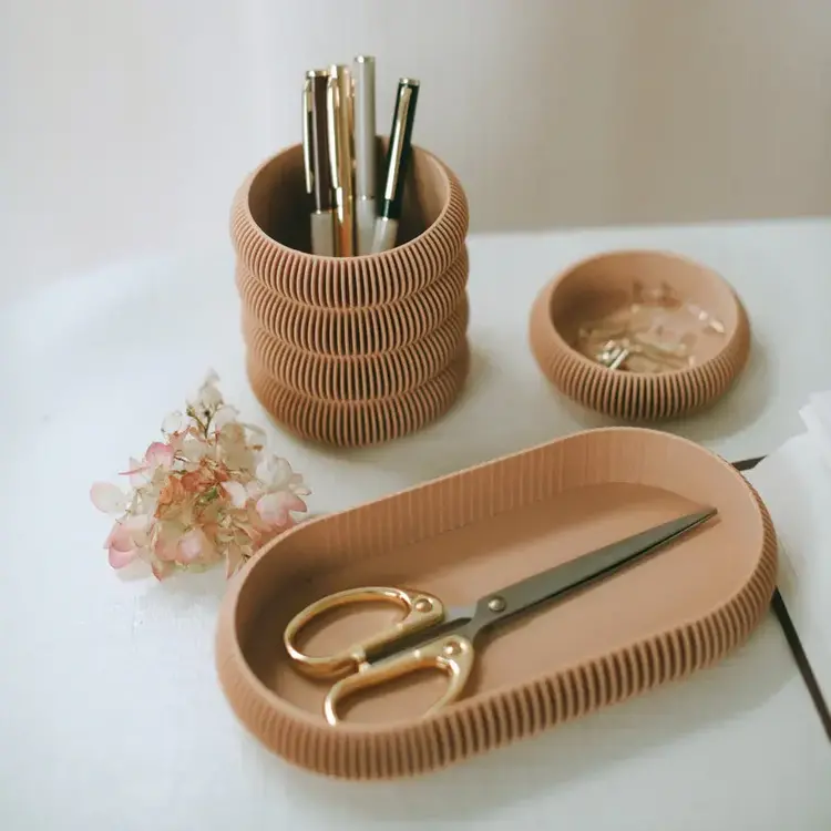 Sonnihaus Studio Porte crayon - Curv - Noisette