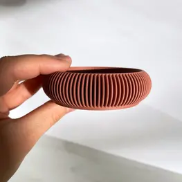 Sonnihaus Studio Plateau vide-poches – Petit - Terra cotta