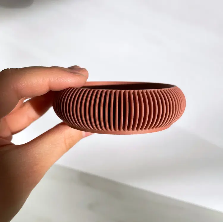 Sonnihaus Studio Plateau vide-poches – Petit - Terra cotta