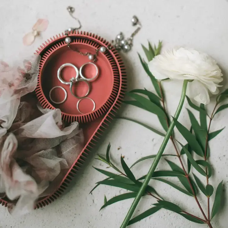 Sonnihaus Studio Plateau vide-poches – Petit - Terra cotta