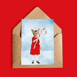 So Meow! Carte de souhaits - Chat - Joyeux Noël
