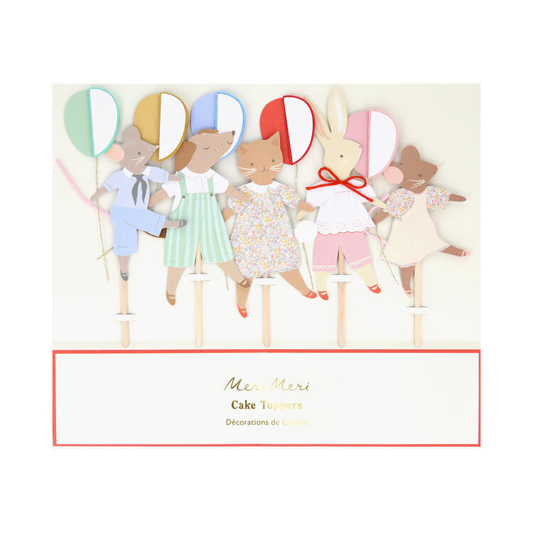 Meri Meri Décoration gâteau - Nos amis les animaux