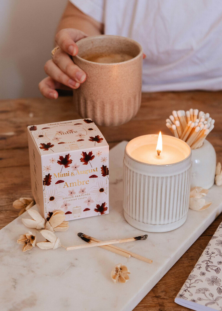 Mimi & August Bougie - Ambre 8 oz