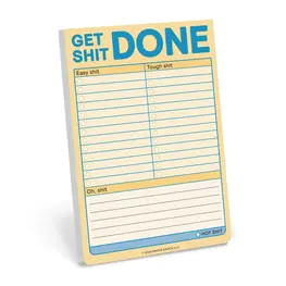 Knock Knock Bloc-notes autocollant - Get Shit Done