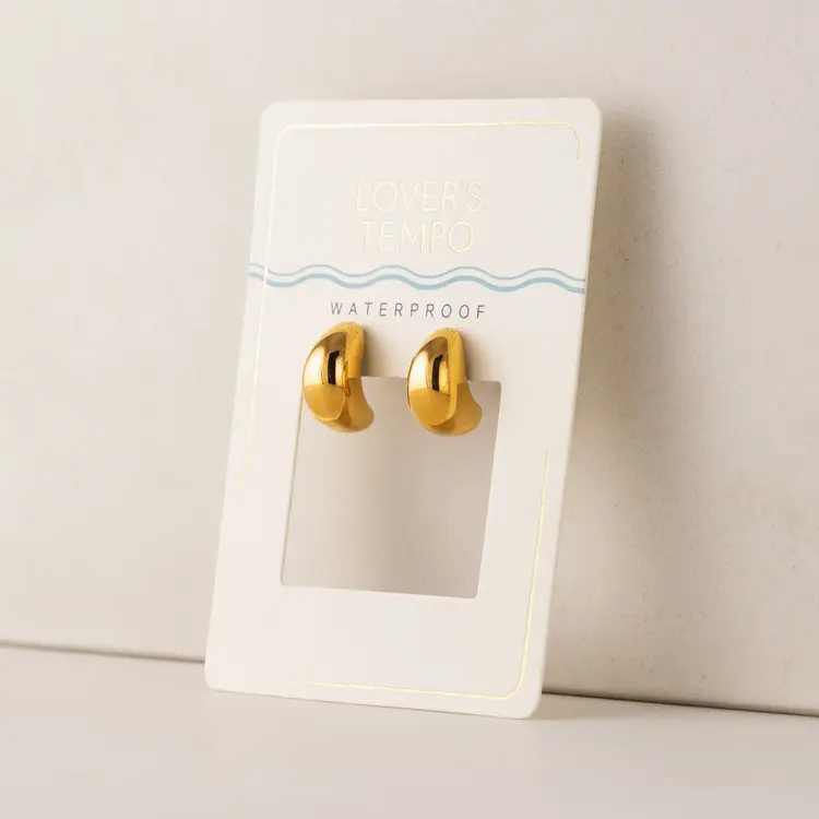 Lover's tempo Boucles d'oreilles - Anneaux Crest - Or