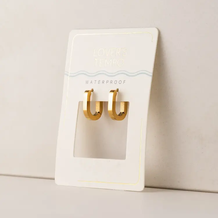 Lover's tempo Boucles d'oreilles - Anneaux Maya - Or