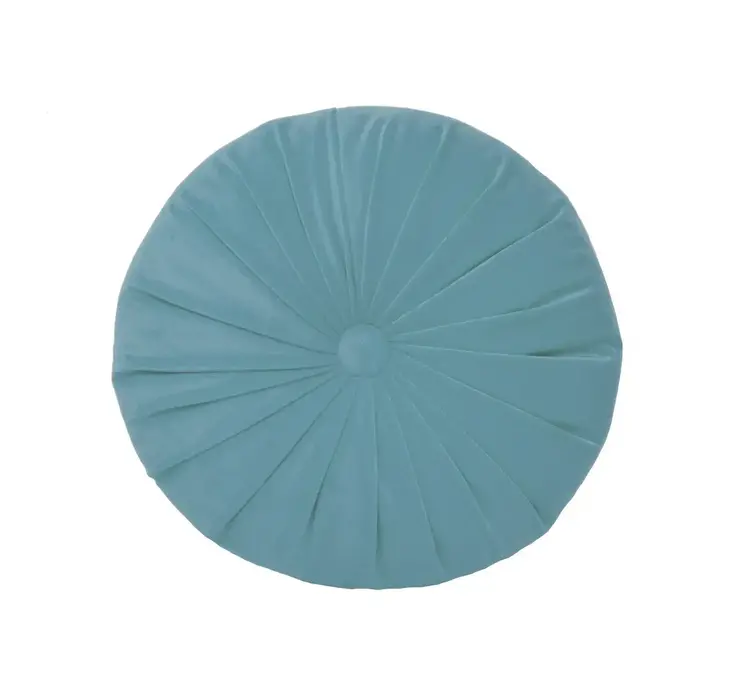 Nostalgia Coussin rond bleu