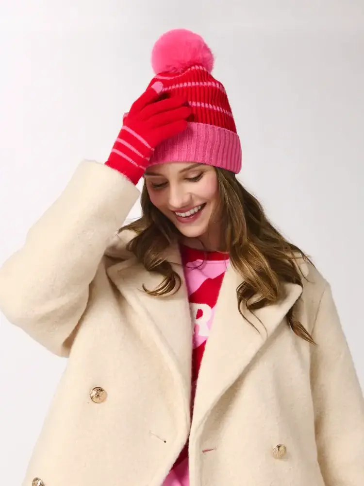 Shiraleah Gants pour écran tactile - Allison - Rouge