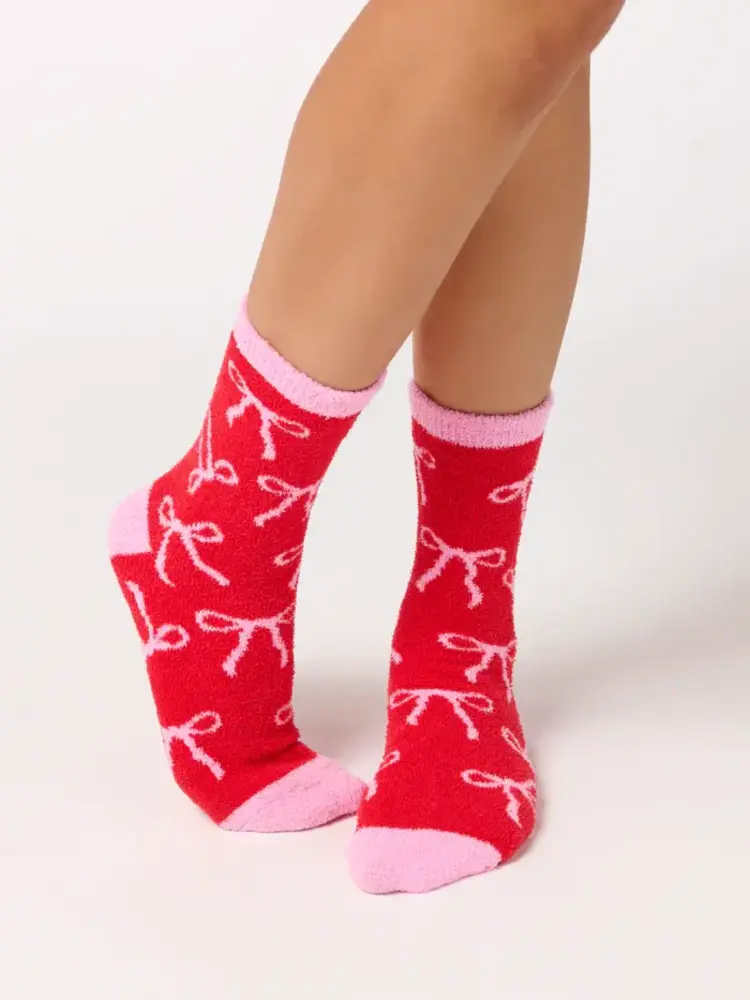 Shiraleah Chaussettes - Boucle - Rouge