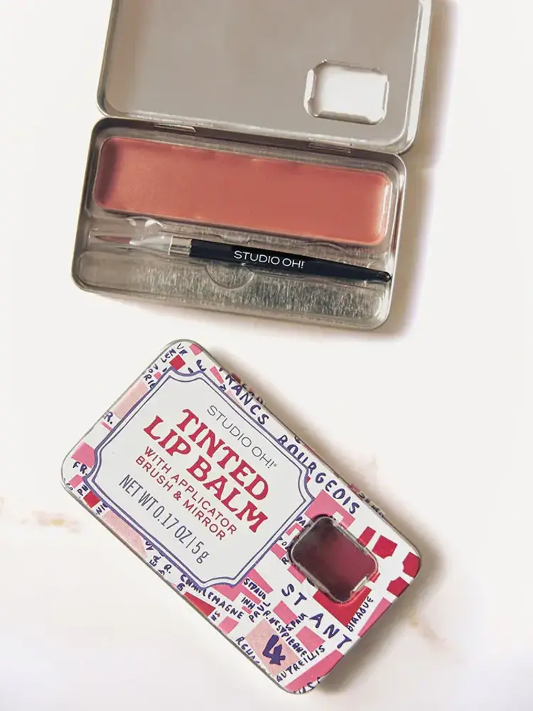 Studio Oh! Ensemble baume à lèvre et pinceau - Rues de Paris