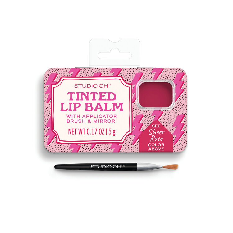 Studio Oh! Ensemble baume à lèvre et pinceau - Chargé