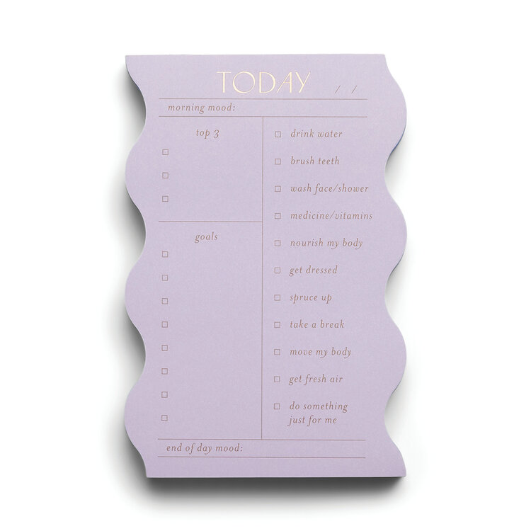 Designworks Ink Bloc-notes - Ondulé - Lilas