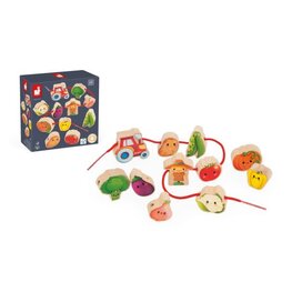 Janod Potager - Perles à enfiler