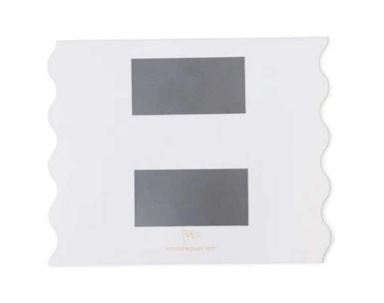 Designworks Ink Planificateur de repas aimanté - Rose et chartreuse