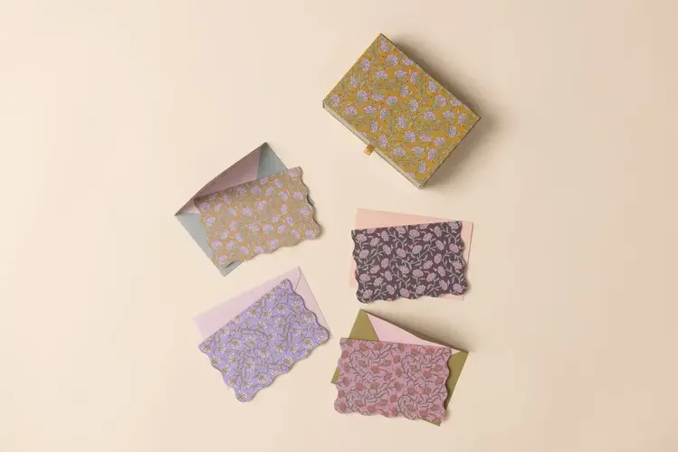 Designworks Ink Ensemble de cartes de note - Floral