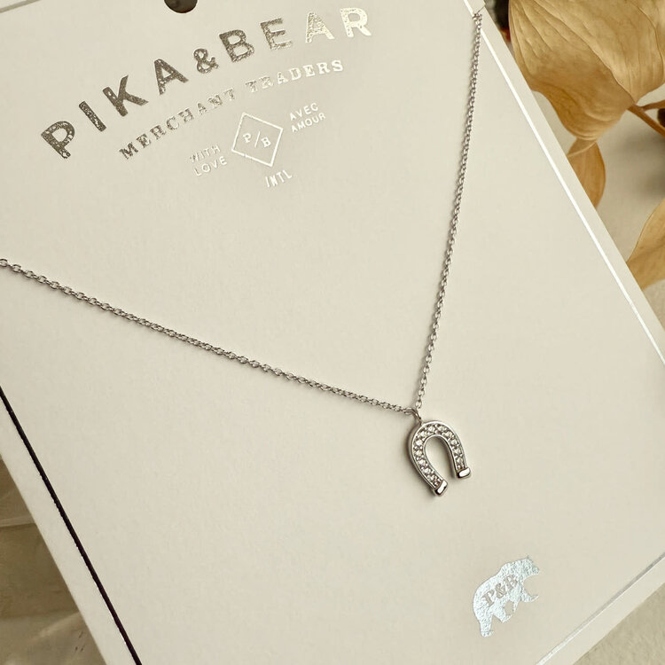 Pika & Bear Collier Fer à cheval - Vermejo - Argent