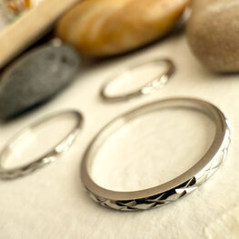 Pika & Bear Bague - Sid - Argent - Taille 8