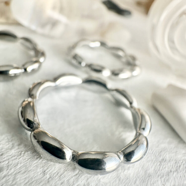 Pika & Bear Bague - Excelsa - Argent - Taille 7