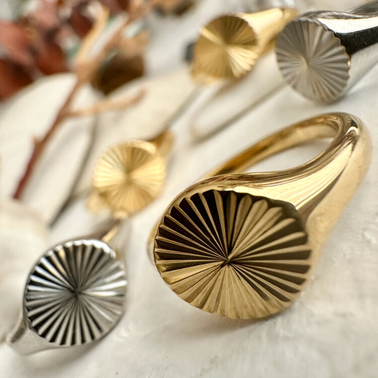 Pika & Bear Bague - Wallace - Or - Taille 6