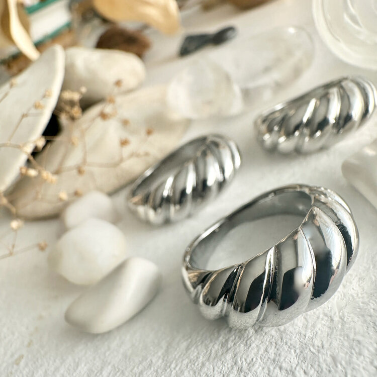 Pika & Bear Bague - Quaso - Argent - Taille 8