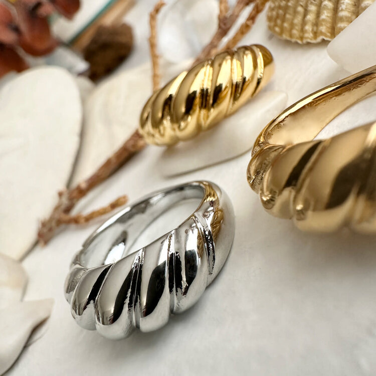 Pika & Bear Bague - Quaso - Argent - Taille 6