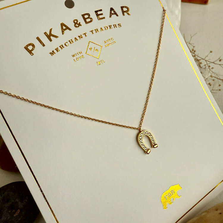 Pika & Bear Collier Fer à cheval - Vermejo - Or