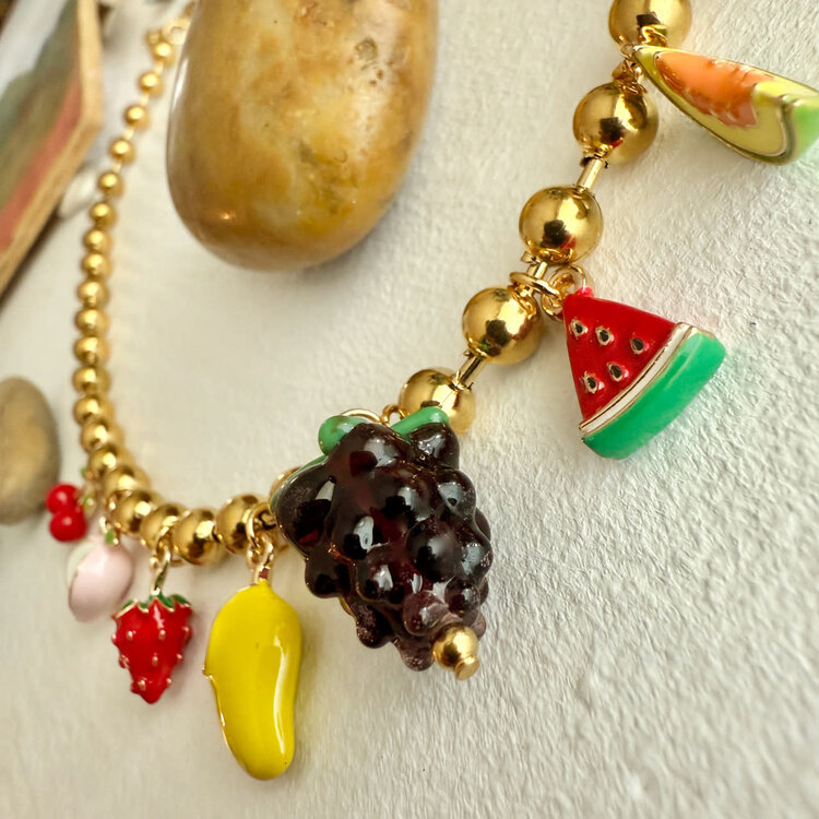 Pika & Bear Collier - Punch aux fruits