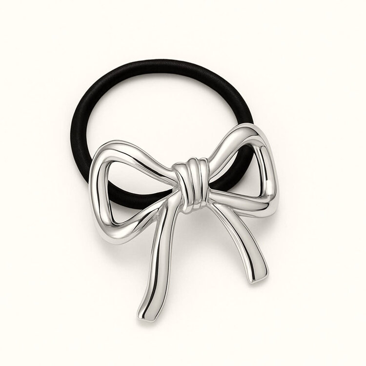 Pika & Bear Élastique à cheveux décoratif - Fonta - Argent