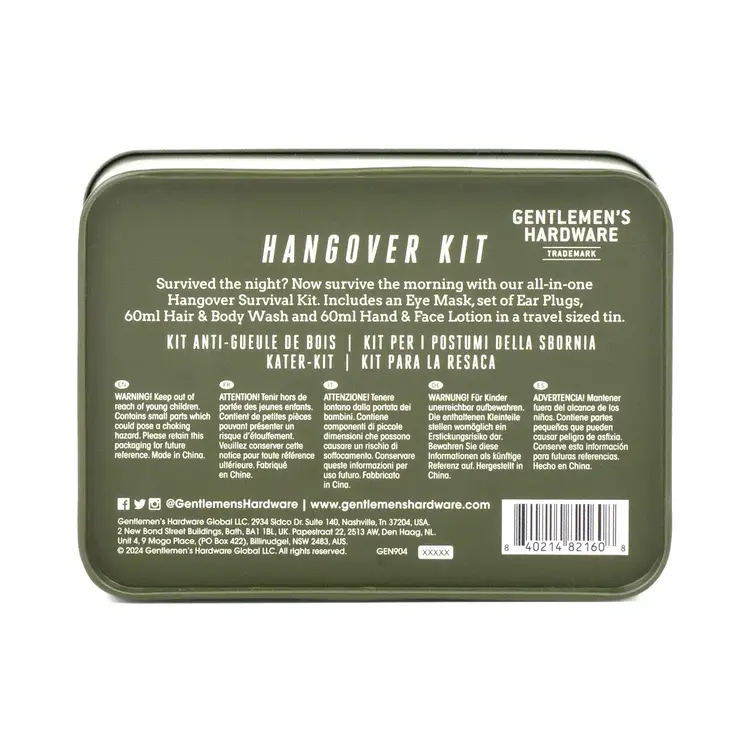 Gentlemen's Hardware Kit - Lendemain de veille